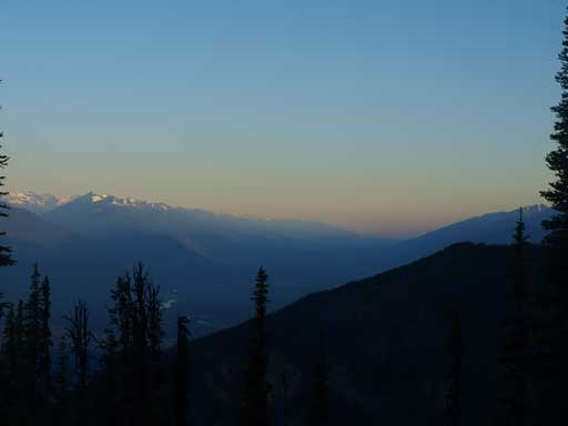 Looking up Rocky Mtn Trench towards McBride and Prince George