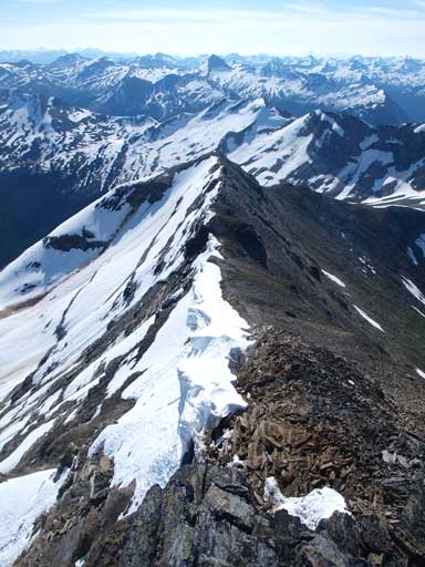 Looking down the other side.