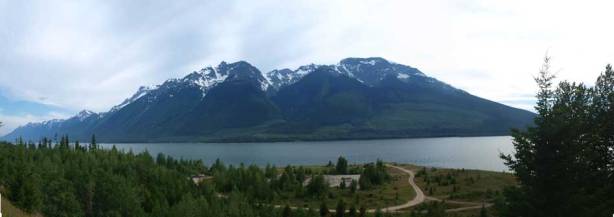 Kinbasket Lake. Canoe Mountain in the background.