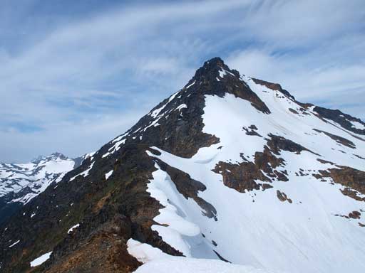 This is our route up - East Ridge