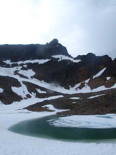 We got closer to these alpine lakes on the way down.