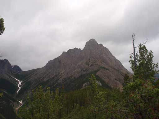 The south peak of Mt. Edith seen from Cory Pass Trail