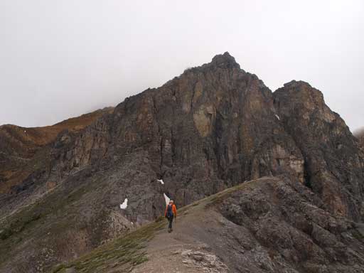 This is looking towards Mt. Cory from Cory Pass