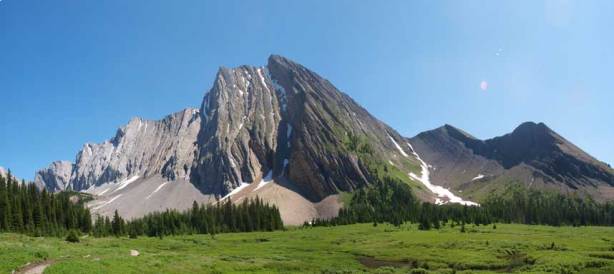 Mount Chester from one of the large meadows on Chester Lake Trail.