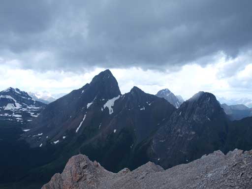 Dark clouds were closing in, and we started to feel the buzzing on our poles...