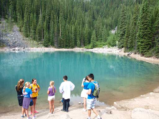 This area was busy as usual...