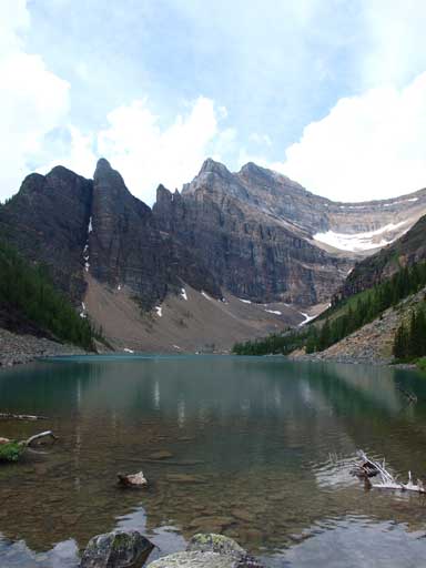 The classic shot of Lake Agnes
