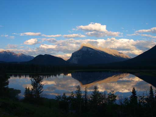 The classic shot of Vermillion Lakes, with Mt. Rundle in the background.