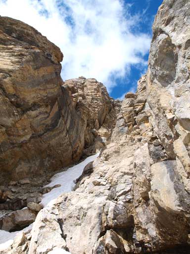 Looking up a gully. We didn't went up nor down this way.