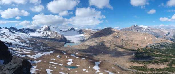 Gorgeous view towads The Wapta