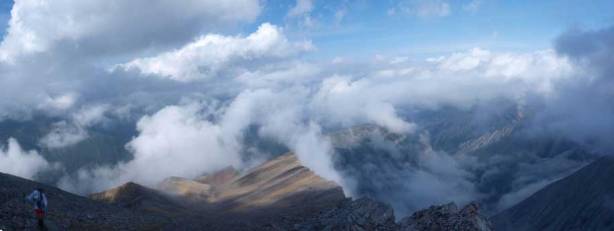 Some typical views with clouds coming in and out