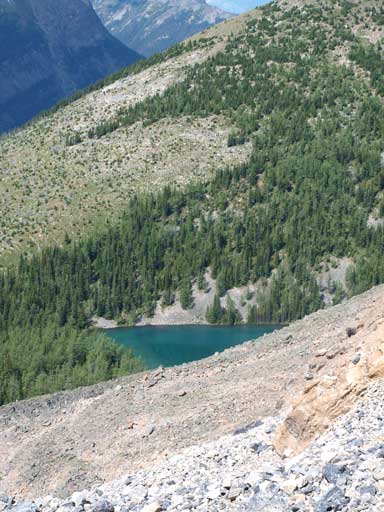 There's an alpine tarn