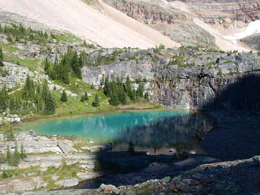 A closer look at Lefroy Lake