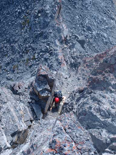 Alan starting the chimney