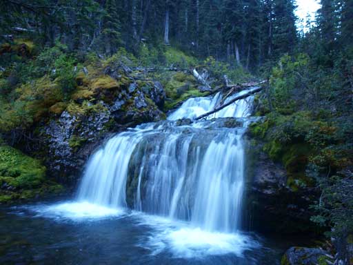 Almost everyone takes a photo at this waterfall, Commonwealth Creek