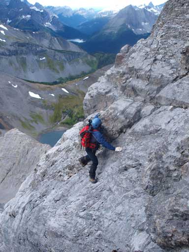 Grant, on the other hand, kept challenging the direct ridge line