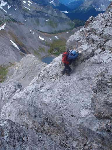 More exposed slabs on the direct line.