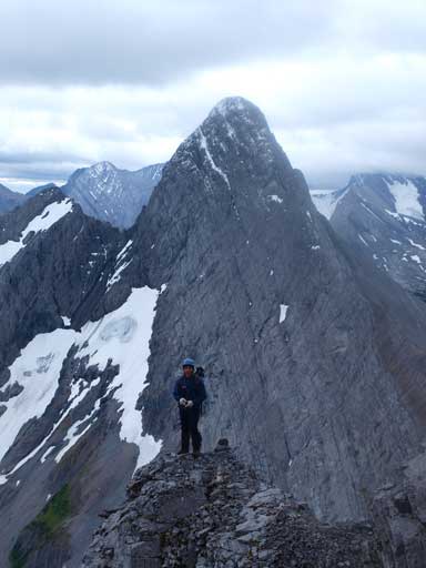 Grant with Mount Birdwood behind