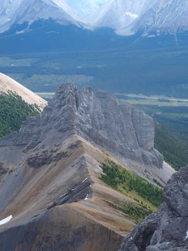 The Fist seen from the summit