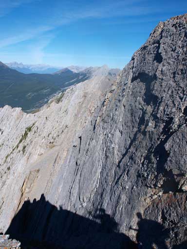 Some shear drop-off around here