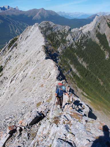 More of the typical ridge traverses