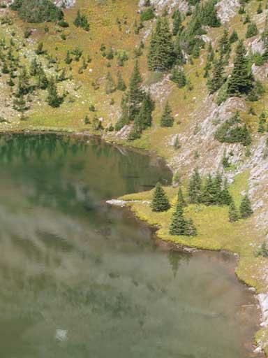 A closer look at this lake/tarn