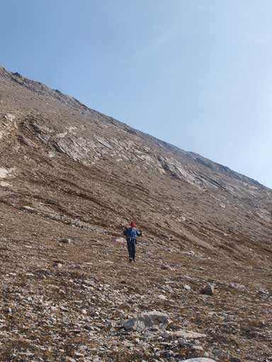 Leaving the difficult terrain behind now