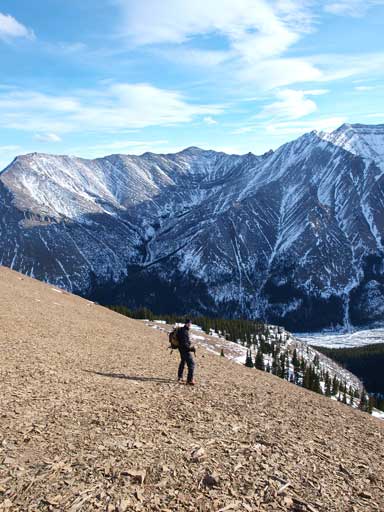 Now it comes the scree run