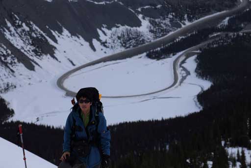 Me with the Big Bend below. Photo by Ben Nearingburg