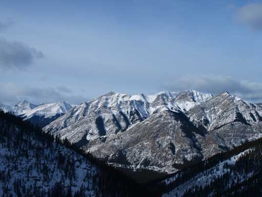 Great views towards the West side of Kananaskis Valley.