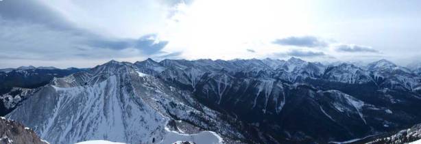 Summit view towards South