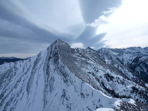 This is the south peak.