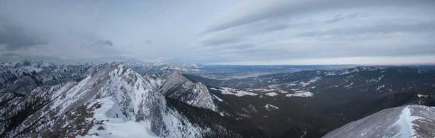 Summit view from the south peak (GR385487)
