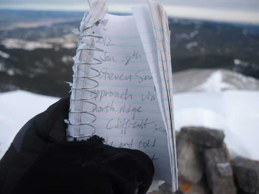 There is a register on this GR, making me wanting to claim it as a separate peak...