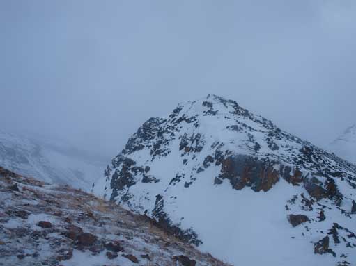 One of the many false summits