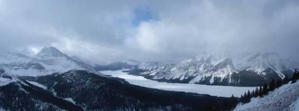 Blue colours showed up briefly