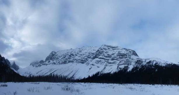 The East side of Whistling Rock Ridge. Robertson col on left