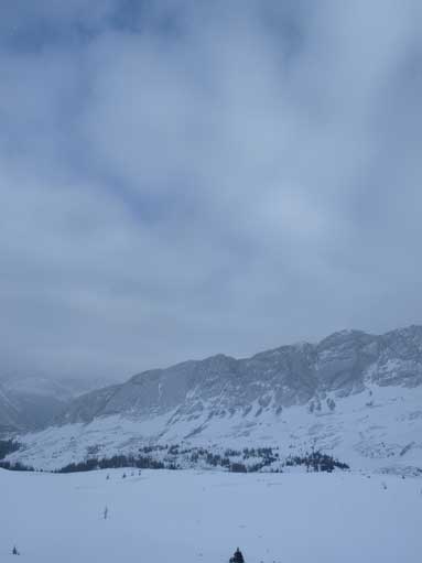 Some blue colours, but they didn't last long