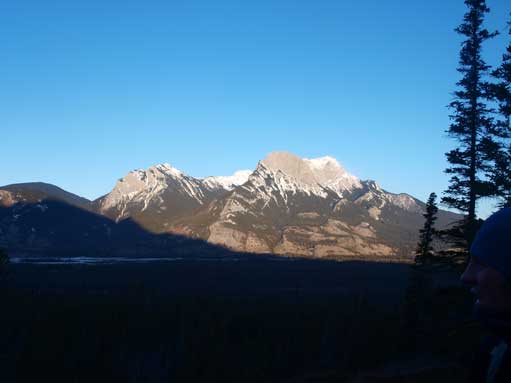 Looking back towards peaks on Bosche Range