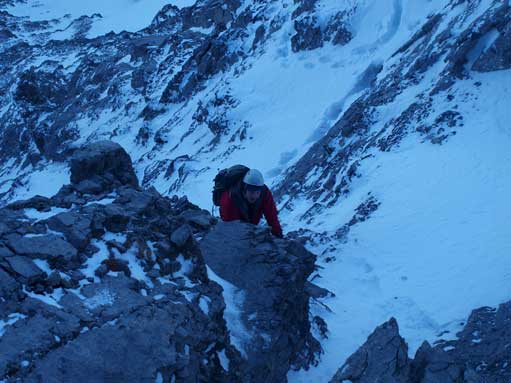 Morgan finishing the last bit