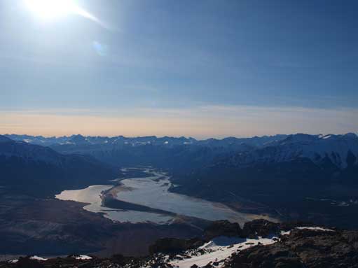 I used sunset mode to take this shot. As you can see, the sun was getting lower