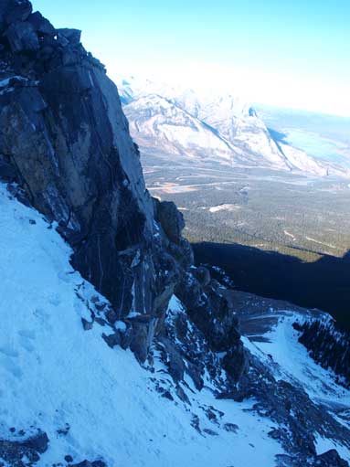 And a slide on any snow gully = gone!