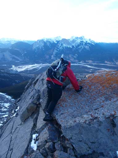 Balancing over the last bit of exposed section