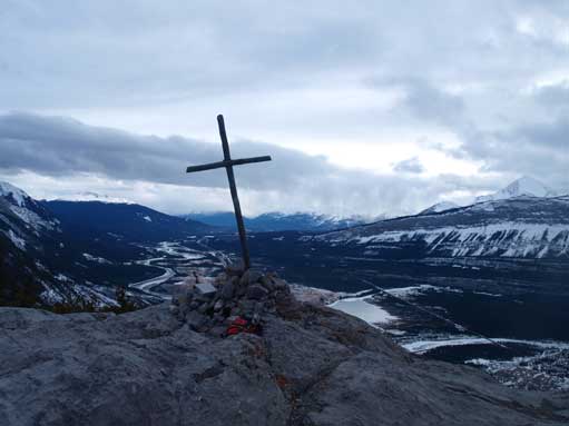 And this is the famous "summit cross".