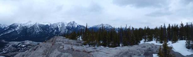 The summit is treed... So I didn't get much view towards the other side.