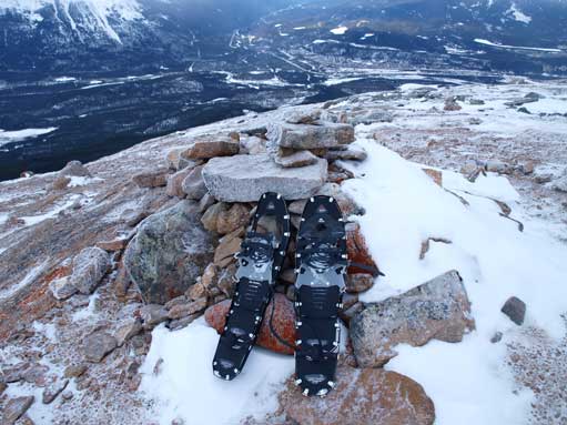 The summit cairn. But then I saw there are higher points further south.