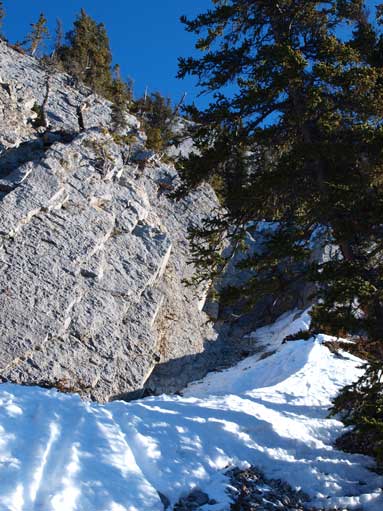 This is the crux chimney