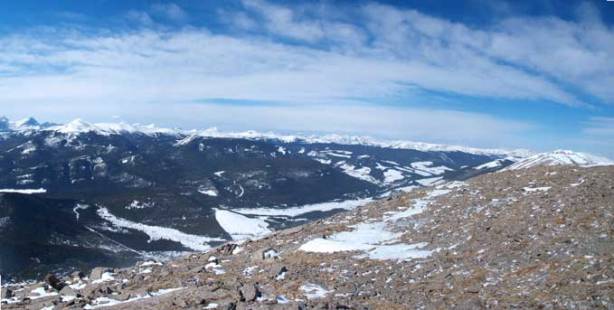 Another long photo from the summit