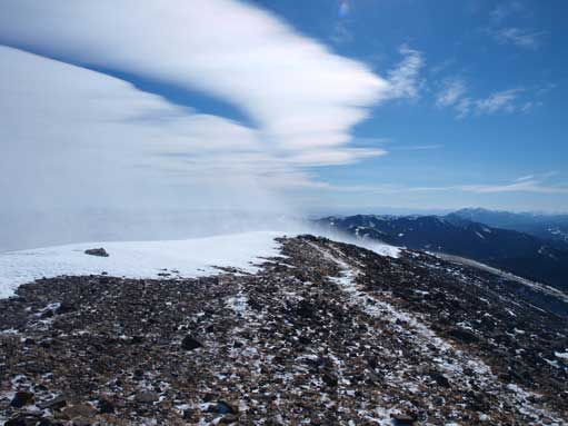 And this shot from the summit. Oh the chinook!