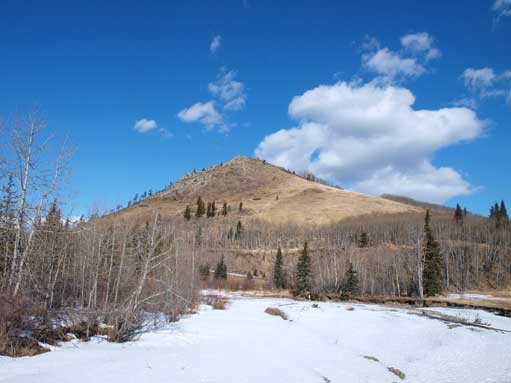 Indian Graves Ridge from the parking lot